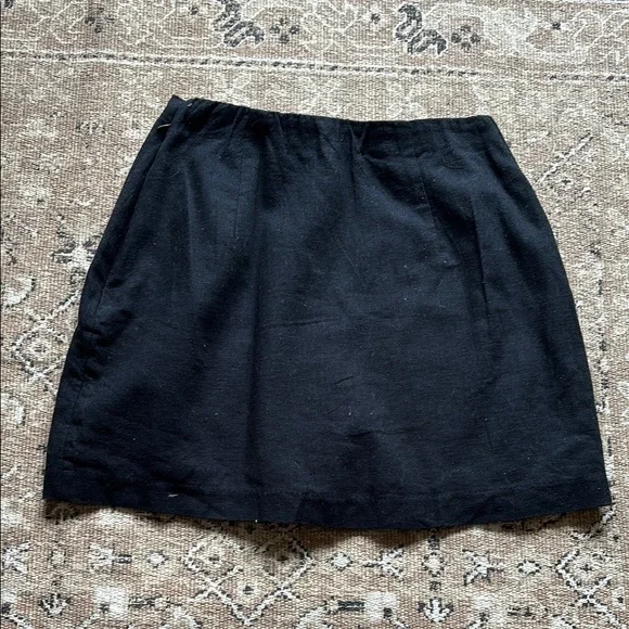 NWT Black Linen Skirt - Picture 5 of 6